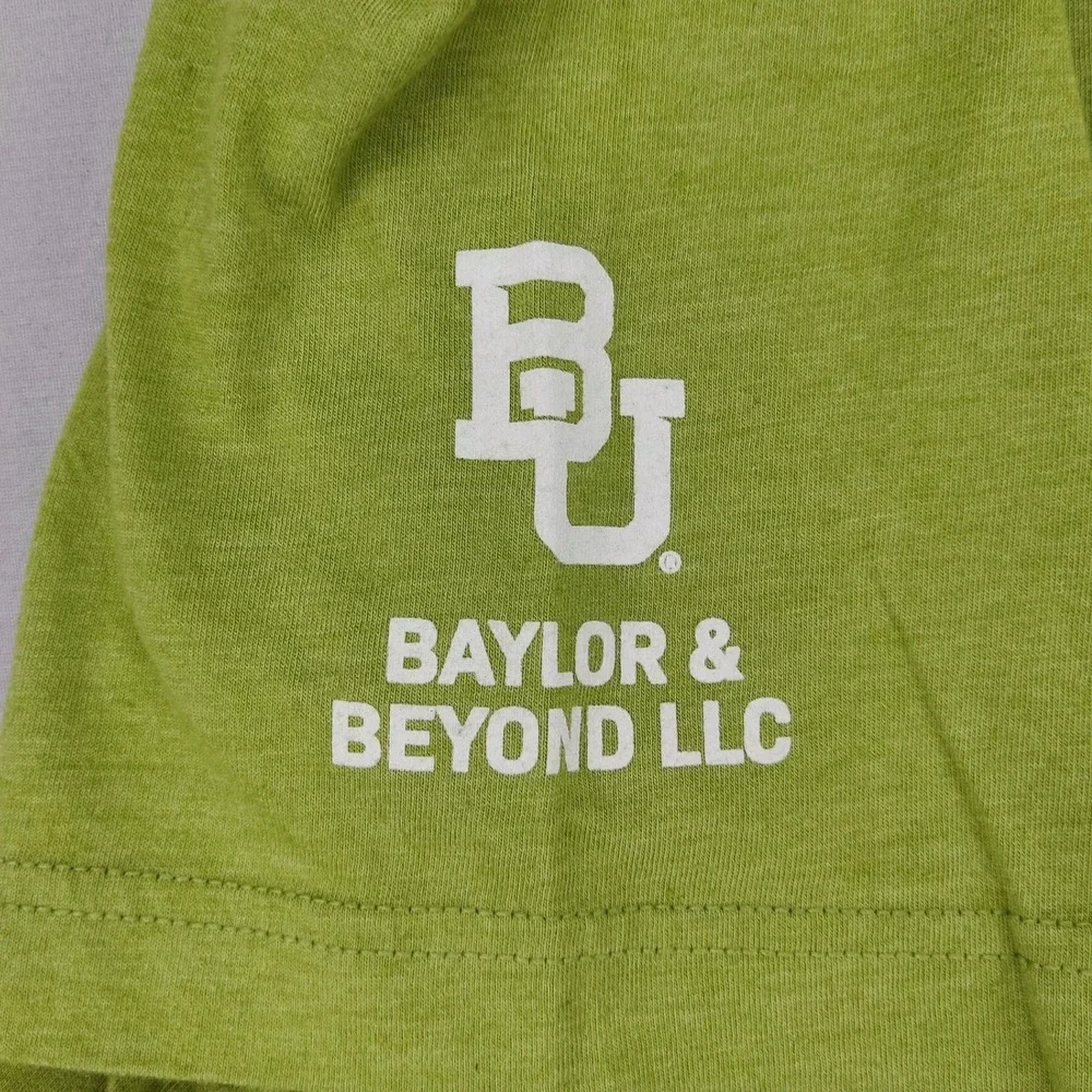 Baylor T-Shirt‎ Unisex Large Green Engage At Baylor Encounter The World Graphic